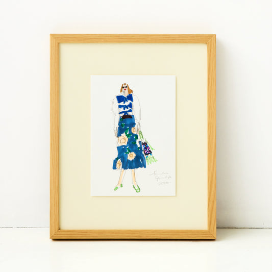 Florale & Bows - Fashion Illustration