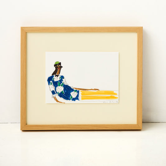 Orange legs - Fashion Illustration